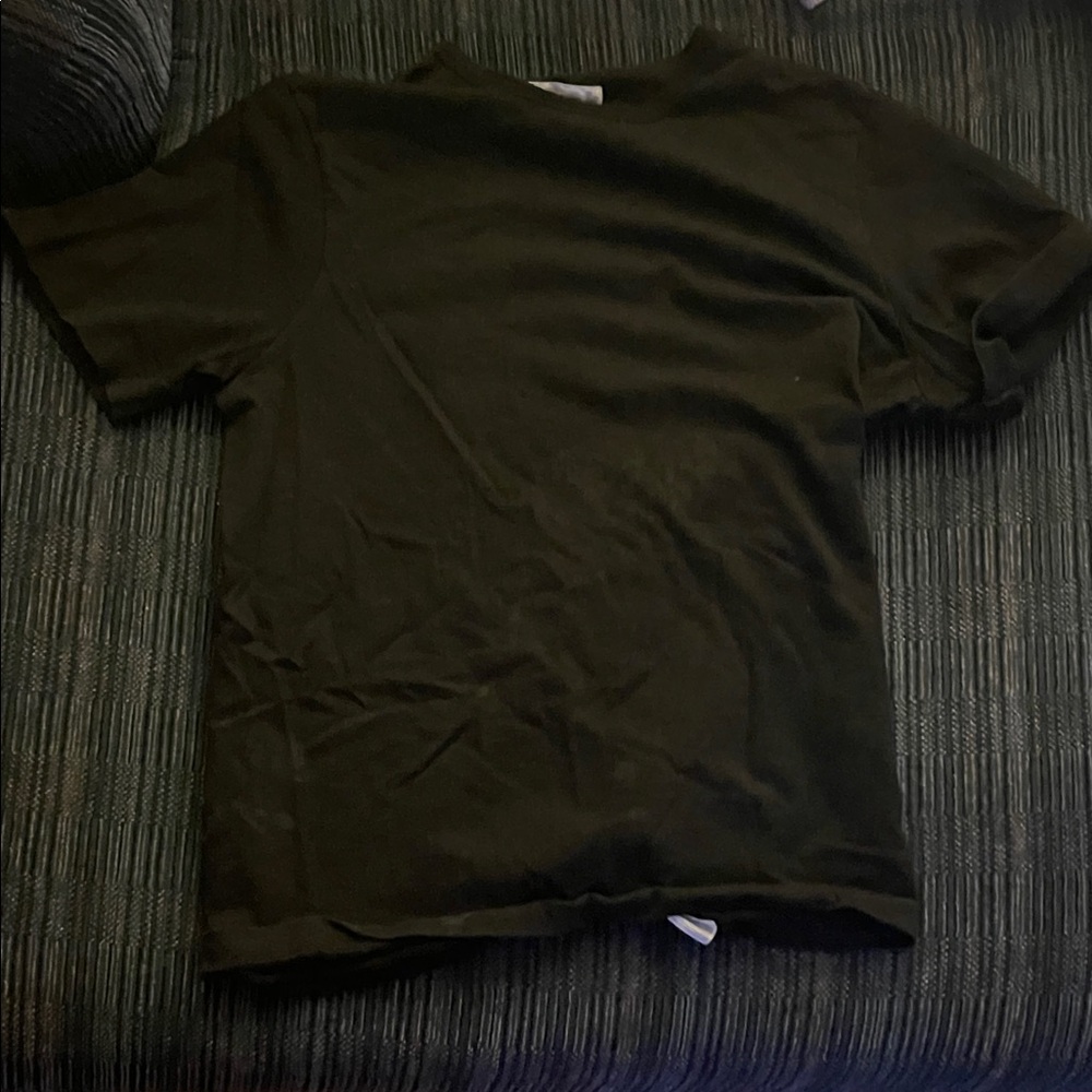 Men's Black Short Sleeve Crew T-Shirt